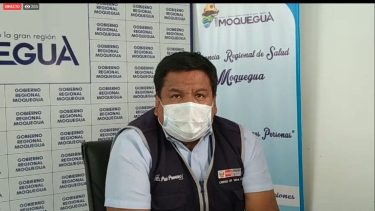 Casos confirmados con COVID-19 en Moquegua suben a 111