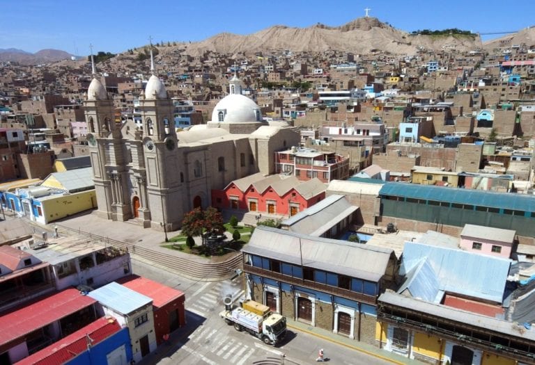 Southern Peru concretó desinfección en Moquegua