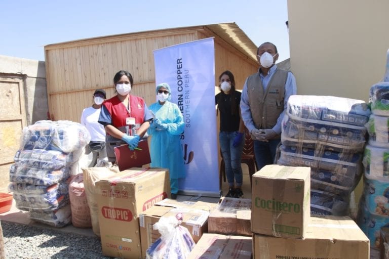 Entregan víveres y kits de limpieza a albergue de adultos mayores “San Pedro” de Tacna