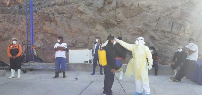 Realizan control de temperatura en DPA El Faro en Matarani