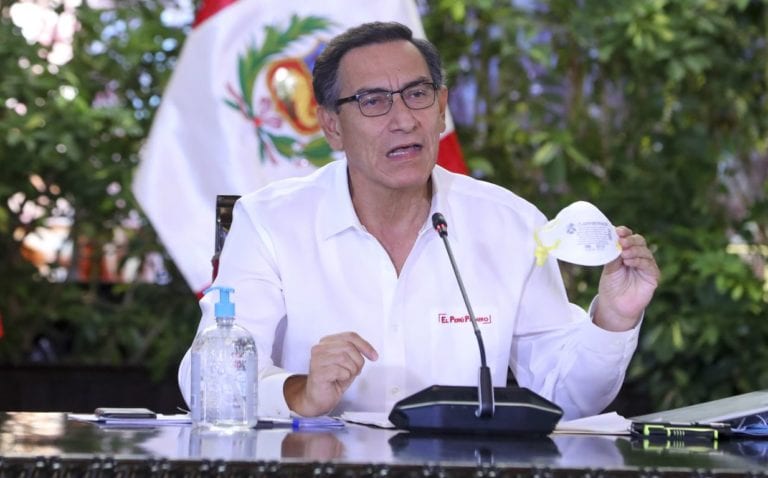 Presidente Vizcarra confirma 1,595 casos de coronavirus en el país