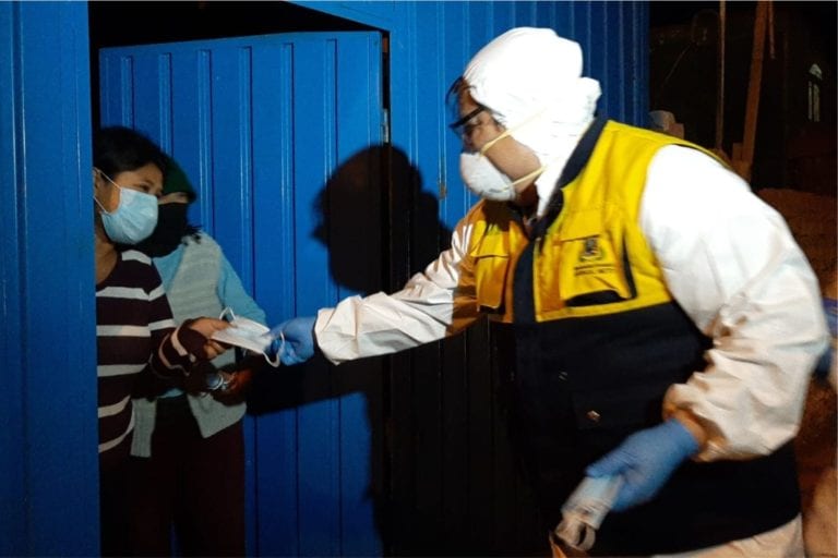 Municipalidad refuerza desinfección en calles de Moquegua