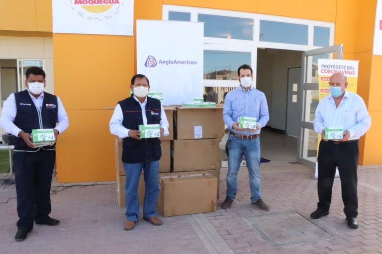 Moquegua cuenta con 10 mil pruebas rápidas donadas por empresa privada