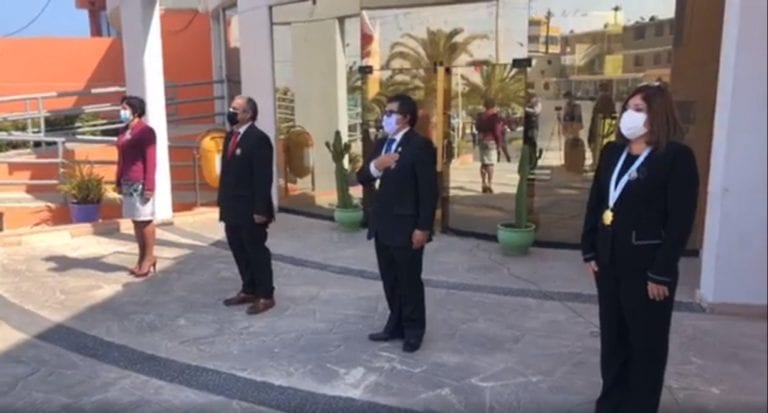 Con izamiento y Sesión Solemne, Pacocha celebra su 50° aniversario