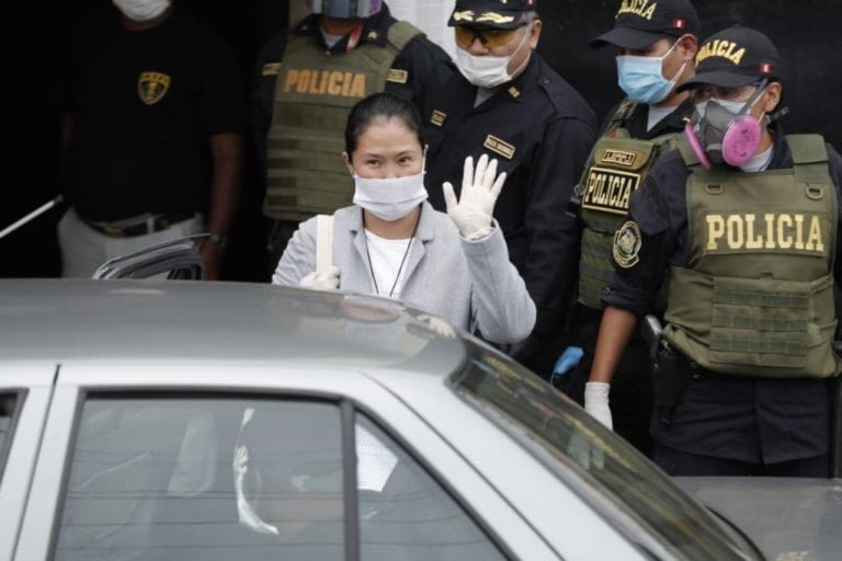Keiko Fujimori abandonó penal Anexo Mujeres de Chorrillos