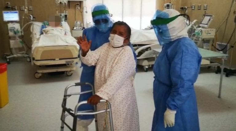 Arequipa: Anciana se recupera tras superar contagio del Covid-19