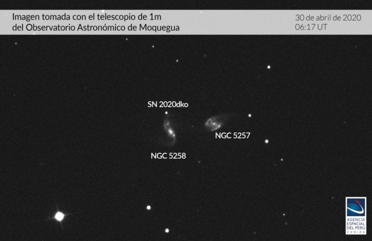 Observatorio Astronómico de Moquegua estudia supernova recién descubierta