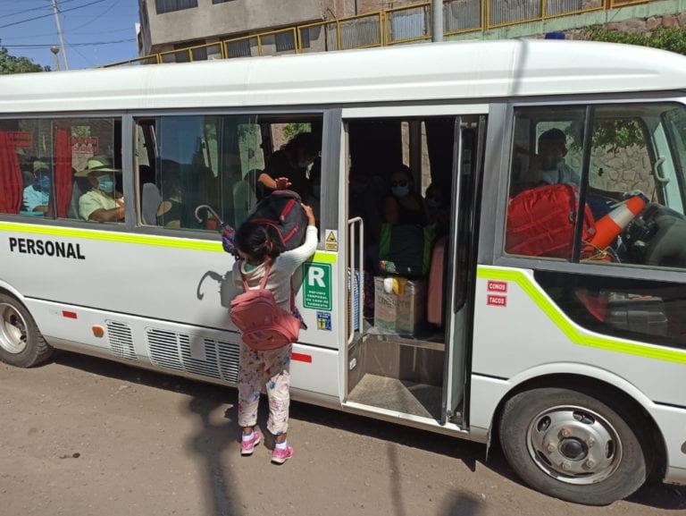 Gobierno Regional Moquegua trasladó a los ciudadanos que retornaron de Lima a sus domicilios