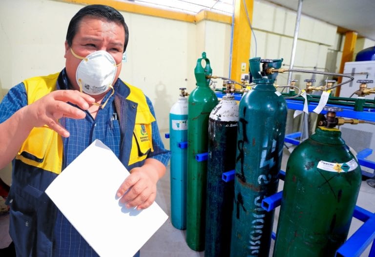 Alcalde Abraham Cárdenas logra aprobación de una planta de oxígeno medicinal para Moquegua