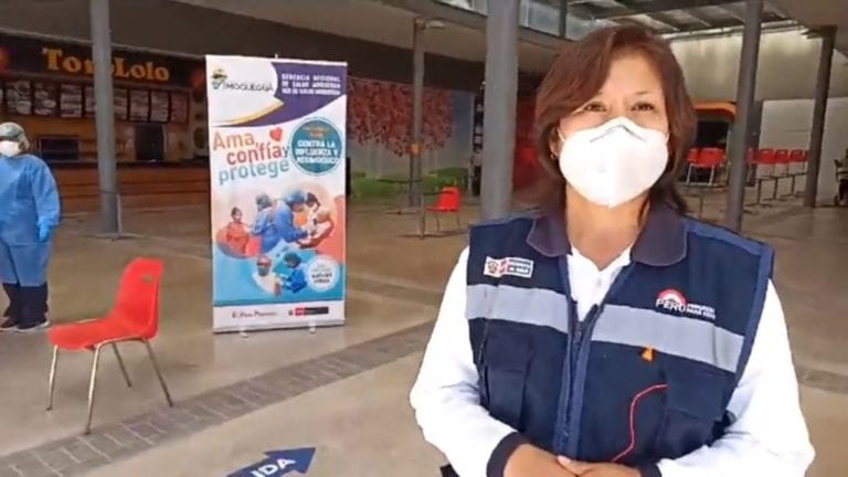 Moquegua: Gran acogida tiene campaña de vacunación contra neumococo e influenza