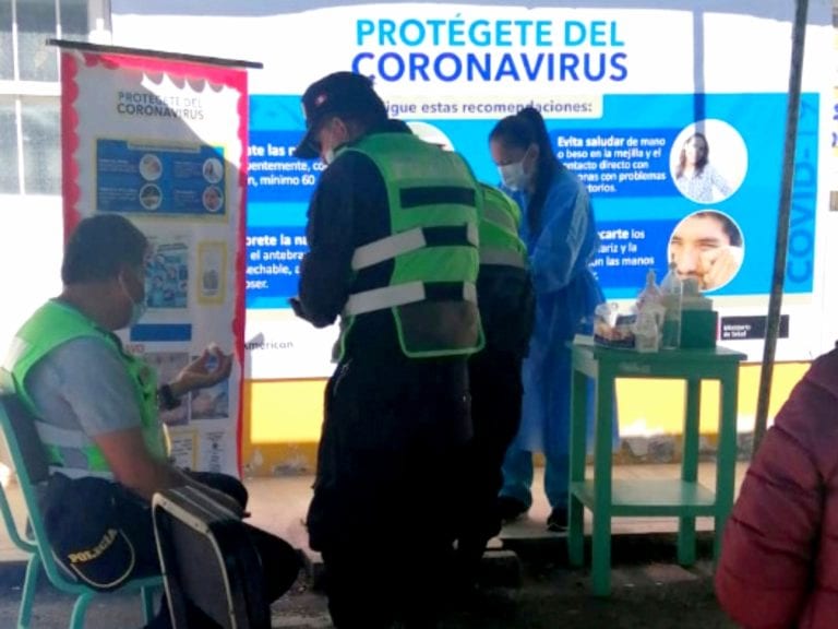 Coronavirus: PNP de Puquina en cuarentena