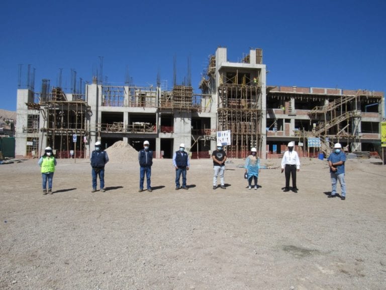 Trabajadores de construcción civil reinician actividades en obras de la UNAM