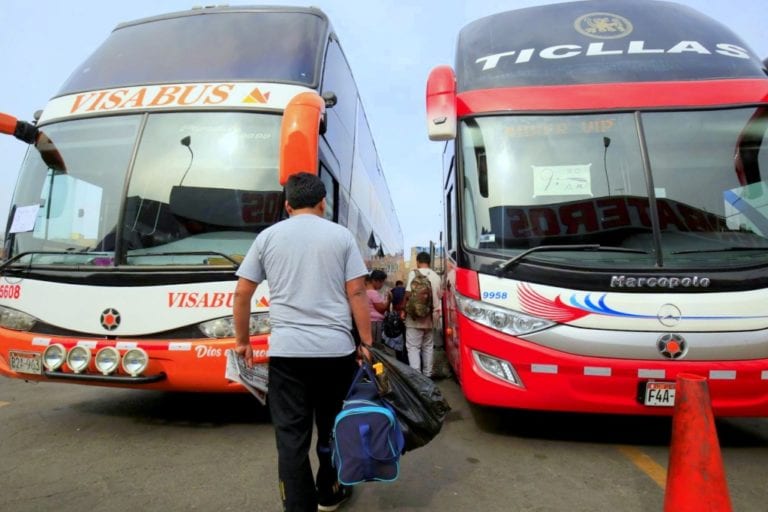 Reactivación económica: servicio interprovincial de pasajeros se reanudaría en julio