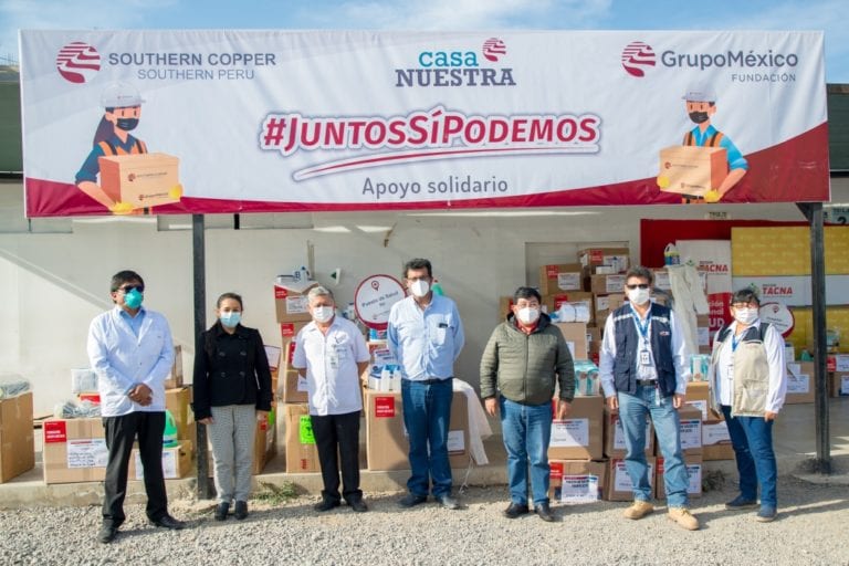 Southern fortalece sistema de salud en Tacna para lucha contra el covid-19 con entrega de equipos de bioseguridad e insumos médicos