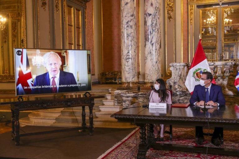 Boris Johnson: acuerdo reparará daños y encaminará al Perú hacia un futuro más resiliente