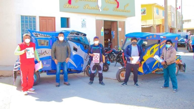 Punta de Bombón: realizarán empadronamiento a mototaxistas
