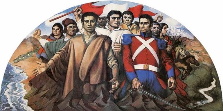 Por la independencia del pueblo del Perú
