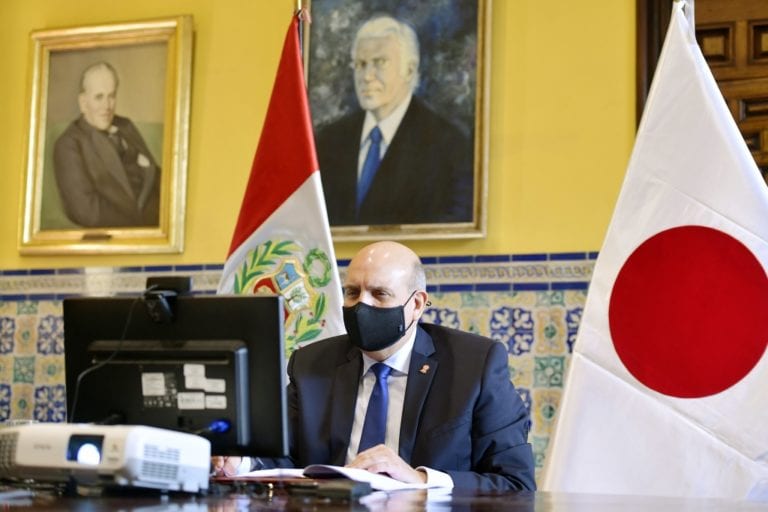 Perú y Japón firman un canje de notas sobre cooperación financiera no reembolsable