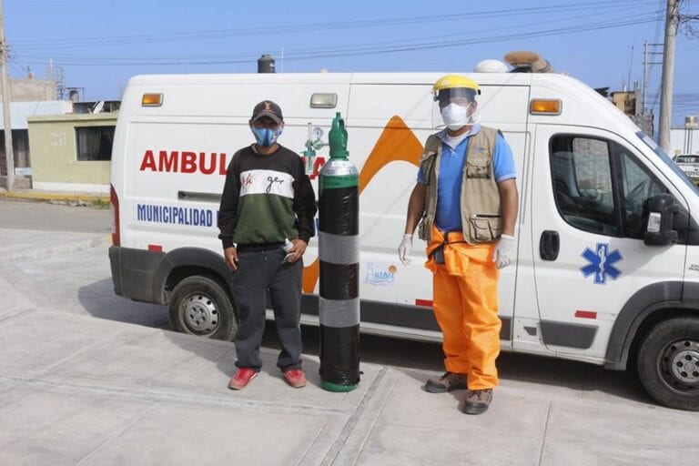 Municipio reacondiciona ambulancia para ponerla al servicio del Centro de Salud Matarani