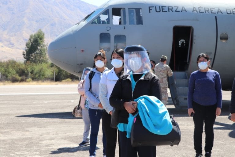 Brigada de 30 profesionales de la salud llegaron a Moquegua