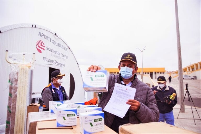 Moquegua: Southern Peru entregó 25 mil pruebas rápidas para establecimientos de salud