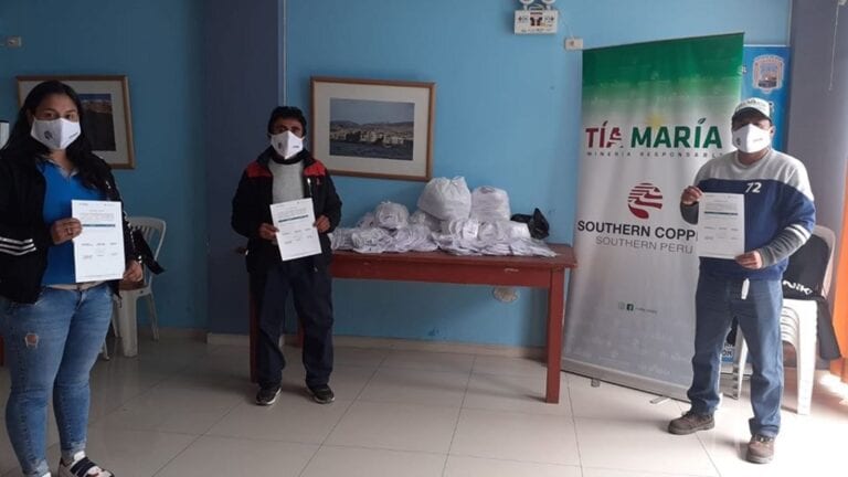 Empresas privadas entregan donativos a municipio de Islay-Matarani 