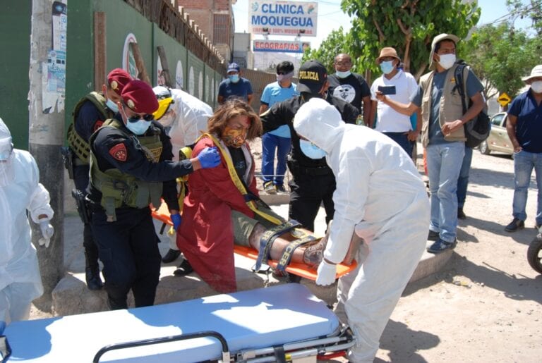 Ambulancia del C.S Mercado Central provoca accidente y no atiende a herido 