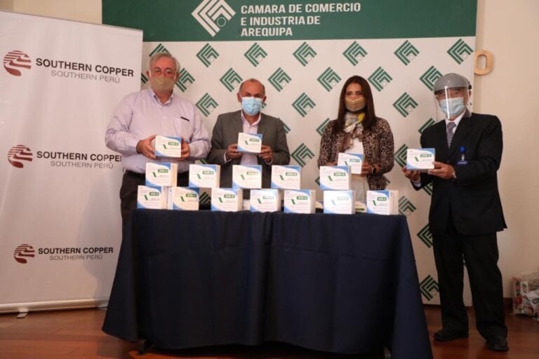 Southern Peru dona 25 mil pruebas rápidas para Arequipa