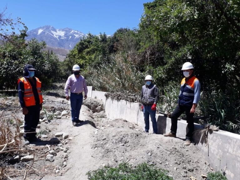Reinician obra de mejoramiento de riego en el sector de San Juan
