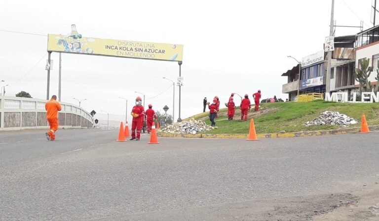 Municipalidad Provincial de Islay inicia “Trabaja Perú” al ingreso norte de Mollendo