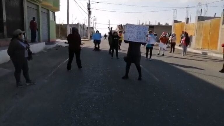 Vecinos de Ciudad Enersur protestan por colocación de antena 