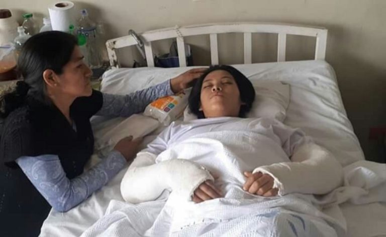 Ocurrió en Mollendo: Víctima de tentativa de feminicidio sigue postrada en hospital