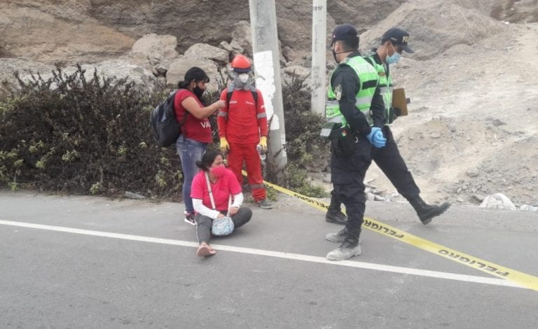 Obrero de “Trabaja Perú” pierde la vida al caer de volquete