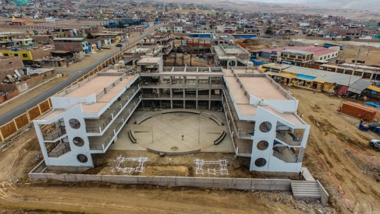 Obra del instituto Jorge Basadre va tomando forma