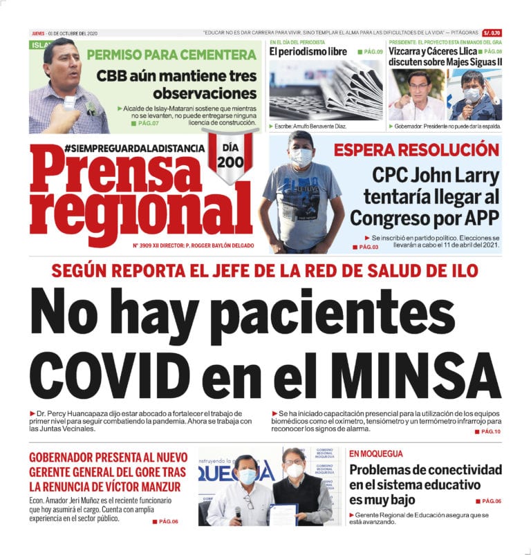 La Prensa Regional - Ilo, Moquegua - Islay, Arequipa