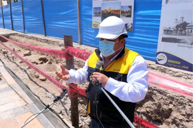 Remodelacion de la plaza de armas de Moquegua con graderias Abraham Cardenas 2 La Prensa Regional