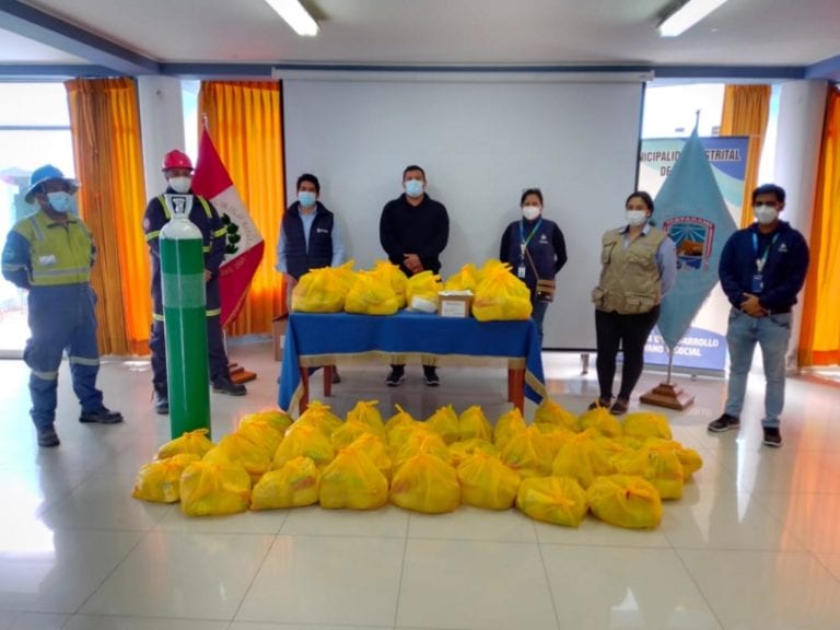 TASA entrega 200 canastas de alimentos en Matarani y Atico