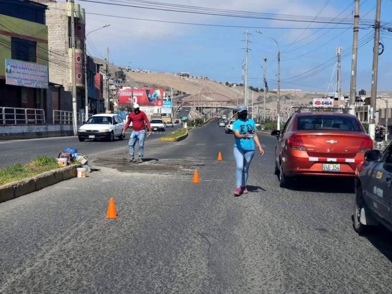 Venezolanos se adueñan de calles en Ilo y Moquegua