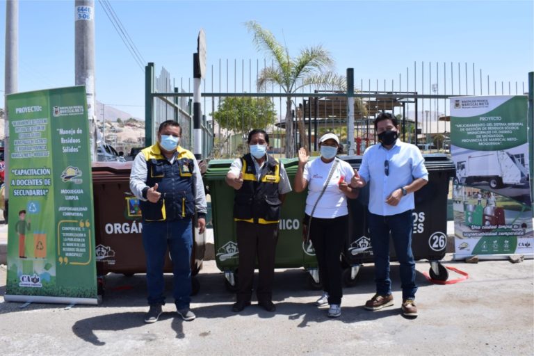 Municipio entrega contenedores para evitar contaminación en puntos críticos