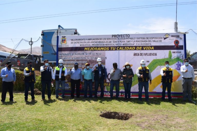 Obra de saneamiento mejorará calidad de vida de habitantes del valle de Moquegua