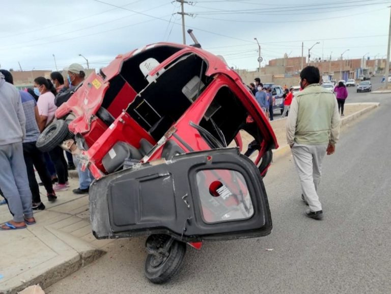 Un muerto dejó choque entre vehículo y mototaxi en la Pampa Inalámbrica