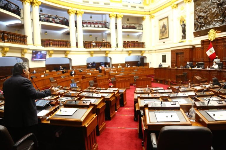 Pleno del Congreso aprueba eliminación de la inmunidad parlamentaria