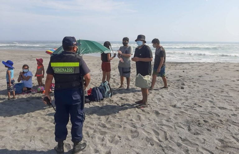Continúan operativos en playas de Punta de Bombón