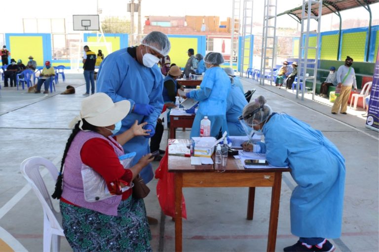 Realizarán campañas médicas contra el Covid-19 a favor de personas vulnerables de los distritos andinos