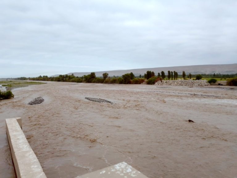 Llega a 85 m3/s: Preocupa incremento del caudal del río Tambo