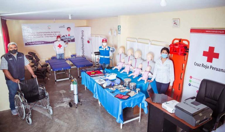 La Cruz Roja Filial Ilo implementará un módulo de manejo de estrés en Villa del Mar