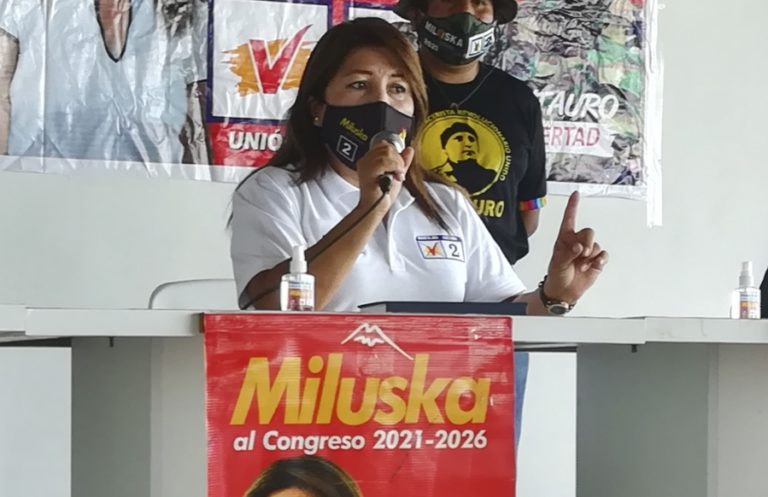 Candidata Miluska Olivera: “En esta pandemia el voto debe ser voluntario”