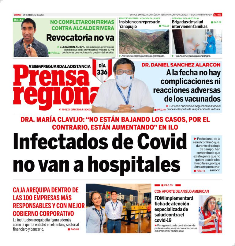 La Prensa Regional – Domingo 14 de Febrero del 2021