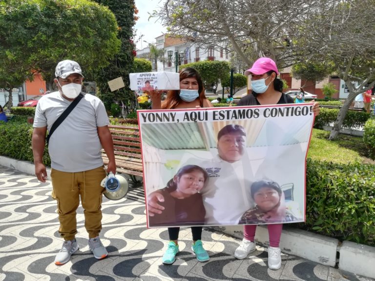 Familia hace colecta para medicinas de Yonny Huisa Tinco