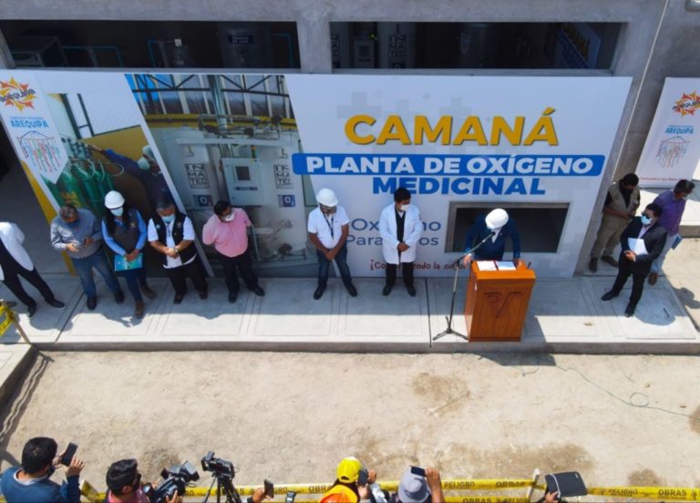 Inauguran nueva planta de oxígeno en Camaná